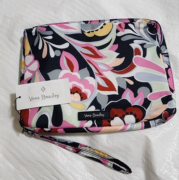 Vera Bradley Lighten Up Wipes Pouch Mod Paisley Pattern Multicolor NWT - Picture 1 of 6